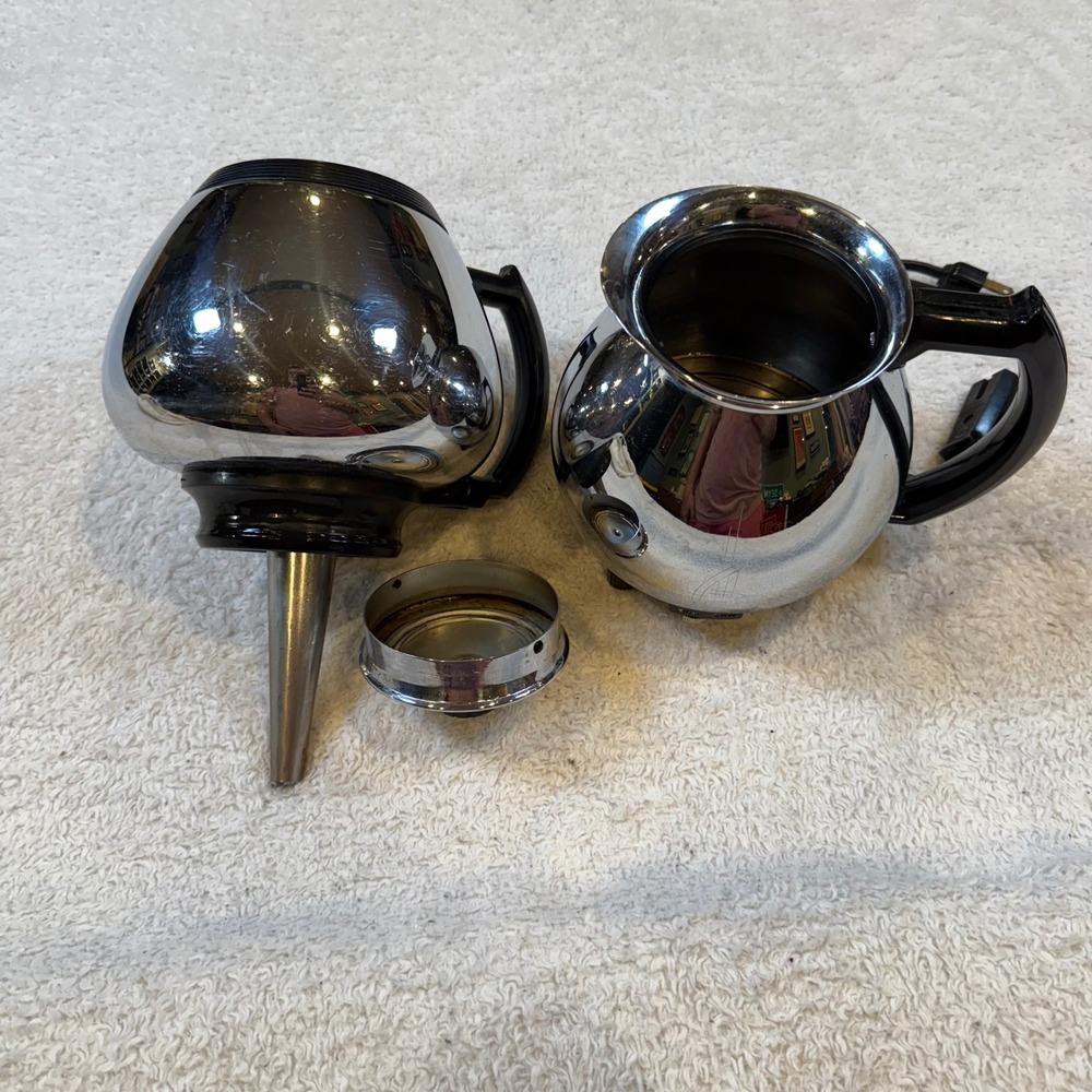 Vintage Sunbeam Coffeemaster Model C30A Chrome Vacuum Coffee Maker Art Deco - Picture 6 of 6